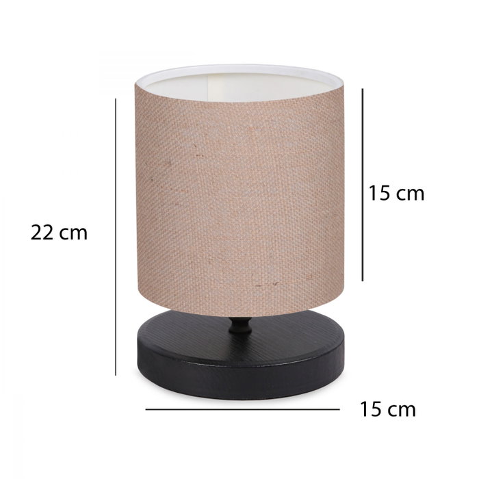 Opviq AYD - 3216 Lámpara de Mesa Color Mimbre